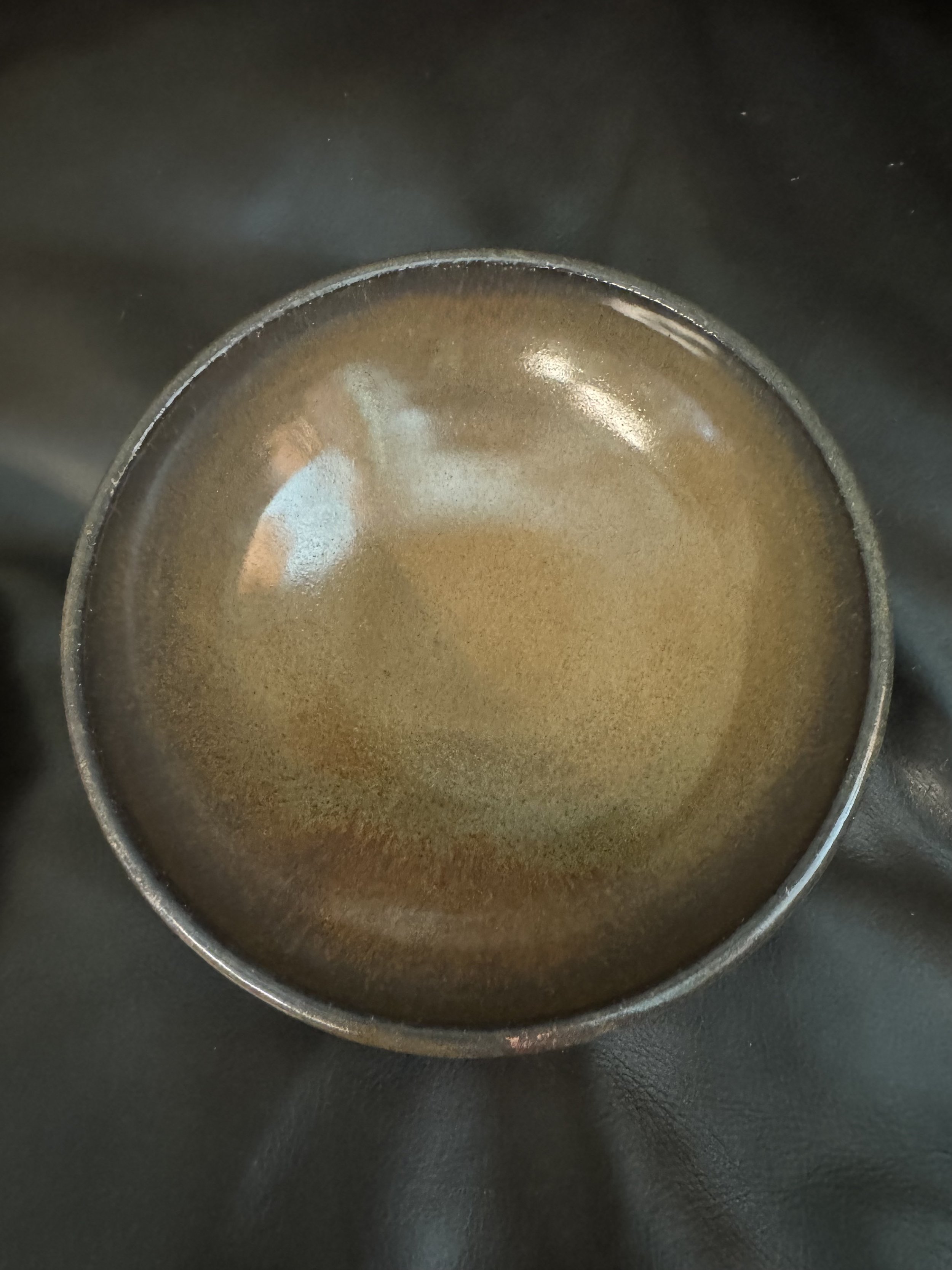Copper green bowl