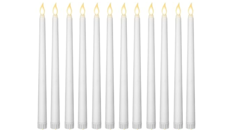 $1.50-  LED White warm White Tapered Candlestick