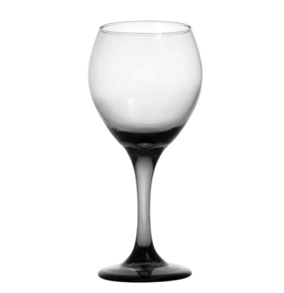$0.75- Smokey Wine Glass
