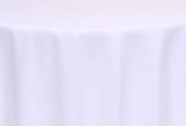 $25.00- 90" x 132" White Scuba Rectangular Linen