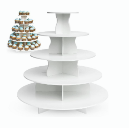 $30.00 White 5 tier Dessert Stand 