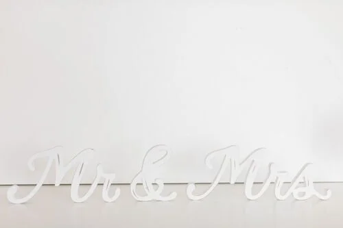 $5.00 EACH - Mr./Mrs. /&  Sign (Total $15.00)