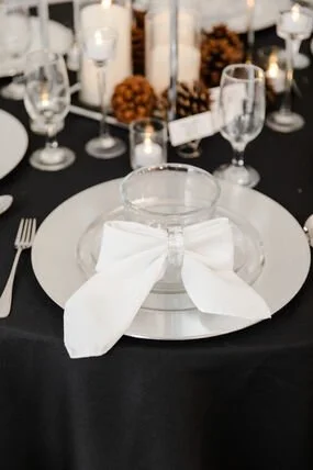 $1.00- 13" - Silver Charger