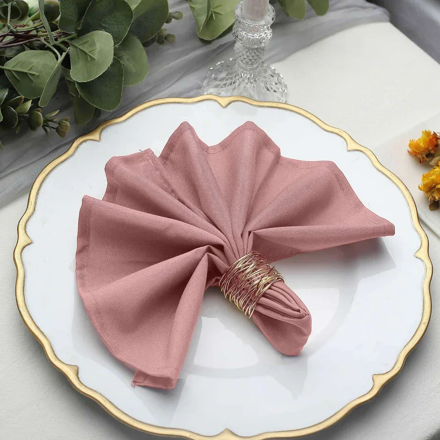 $1.00 -20" x 20" Napkin-Dusty Rose