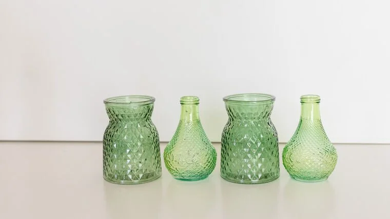 $2.00-  Assorted Green Vase/ Budvase 