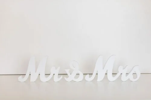 $5.00 EACH - Mr./Mrs. /&  Sign (Total $15.00)