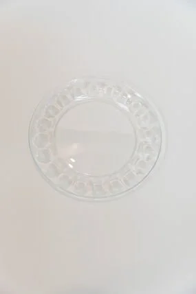 $0.65- 6" Clear Dot Design Dessert Plate