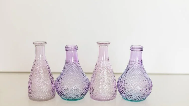 $2.00-  Assorted Purple Variety Budvase 