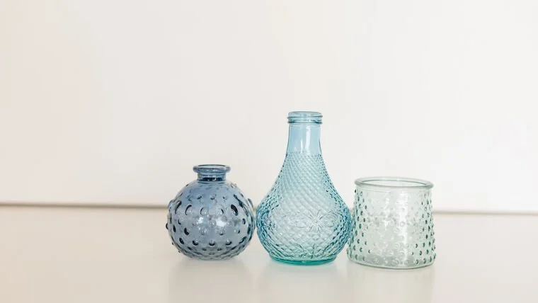 $2.00-  Assorted Blue Variety Budvase 