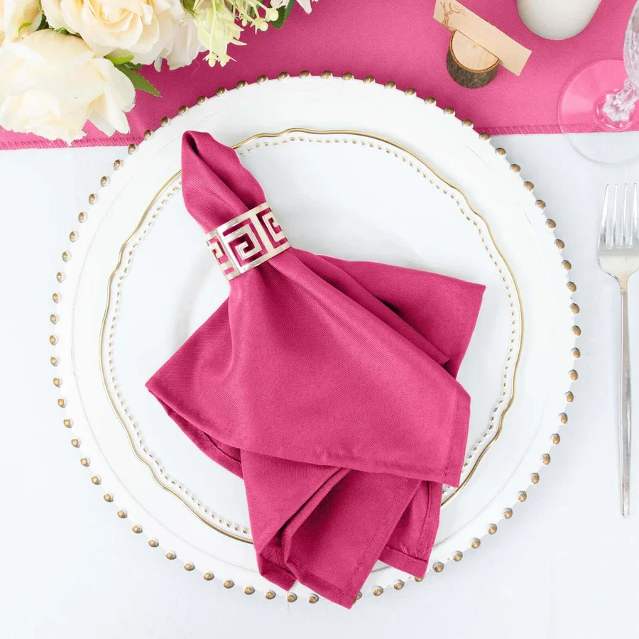 $1.00 -20" x 20" Napkin-Hot Pink