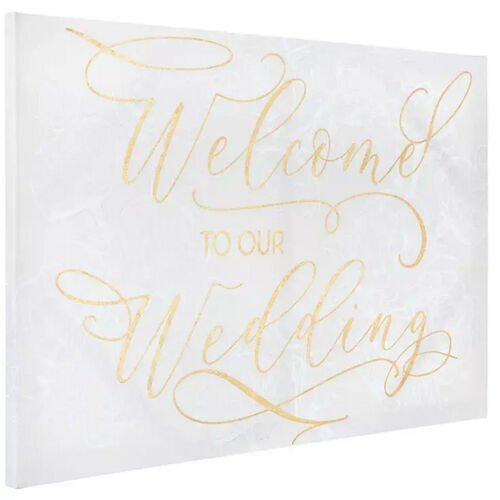 $20.00- Canvas Welcome Sign 