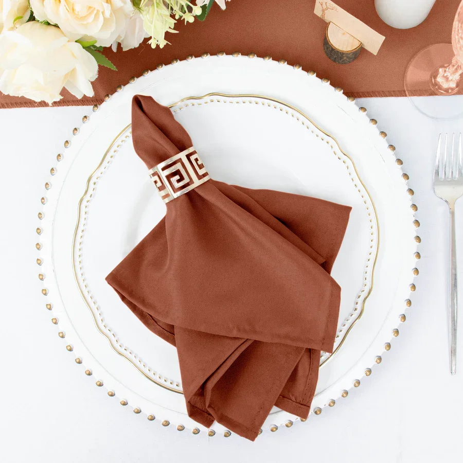 $1.00 -20" x 20" Napkin-Terracotta 