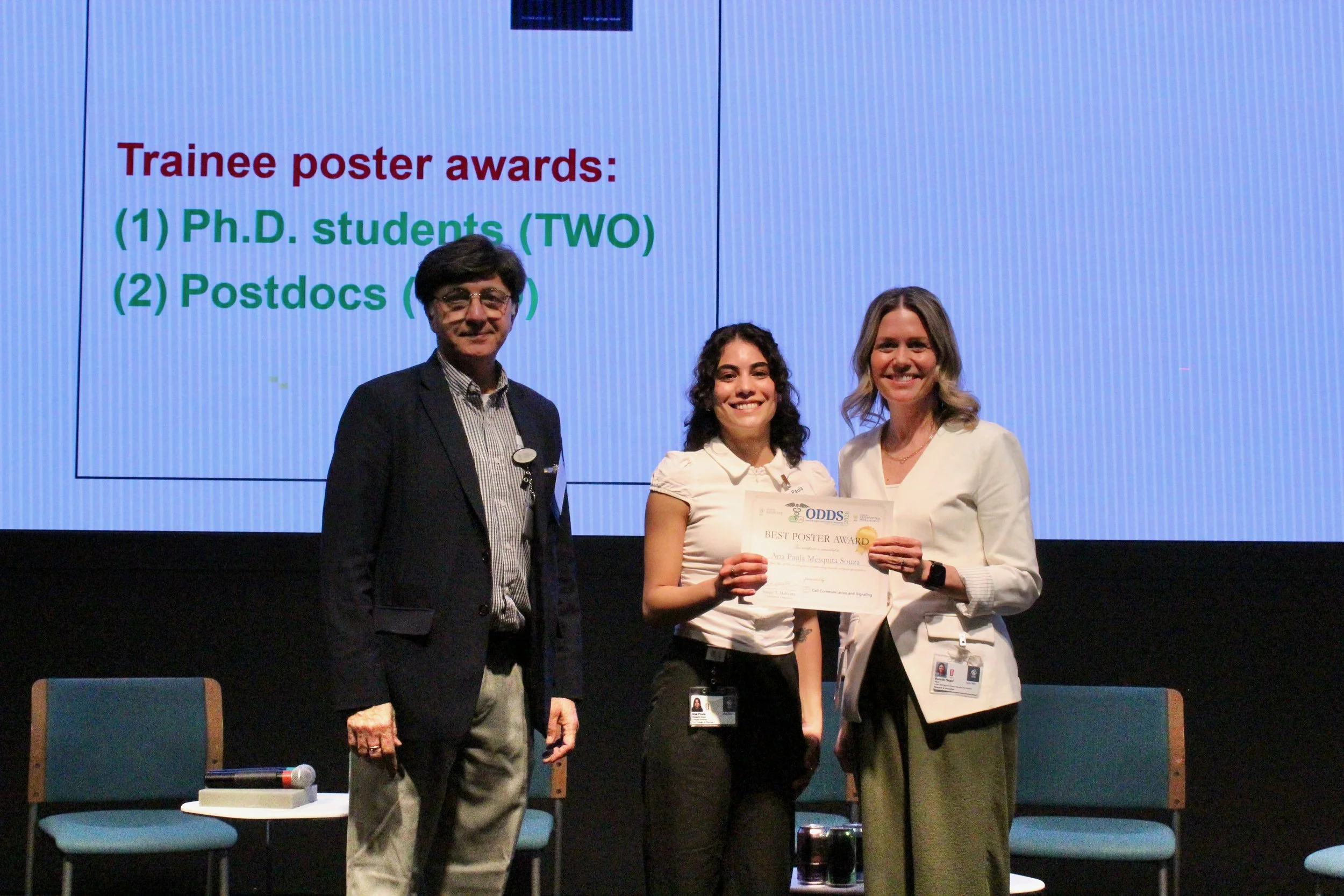 Congratulations to our PhD student Ana, for winning the best poster award at ODDS 2026!