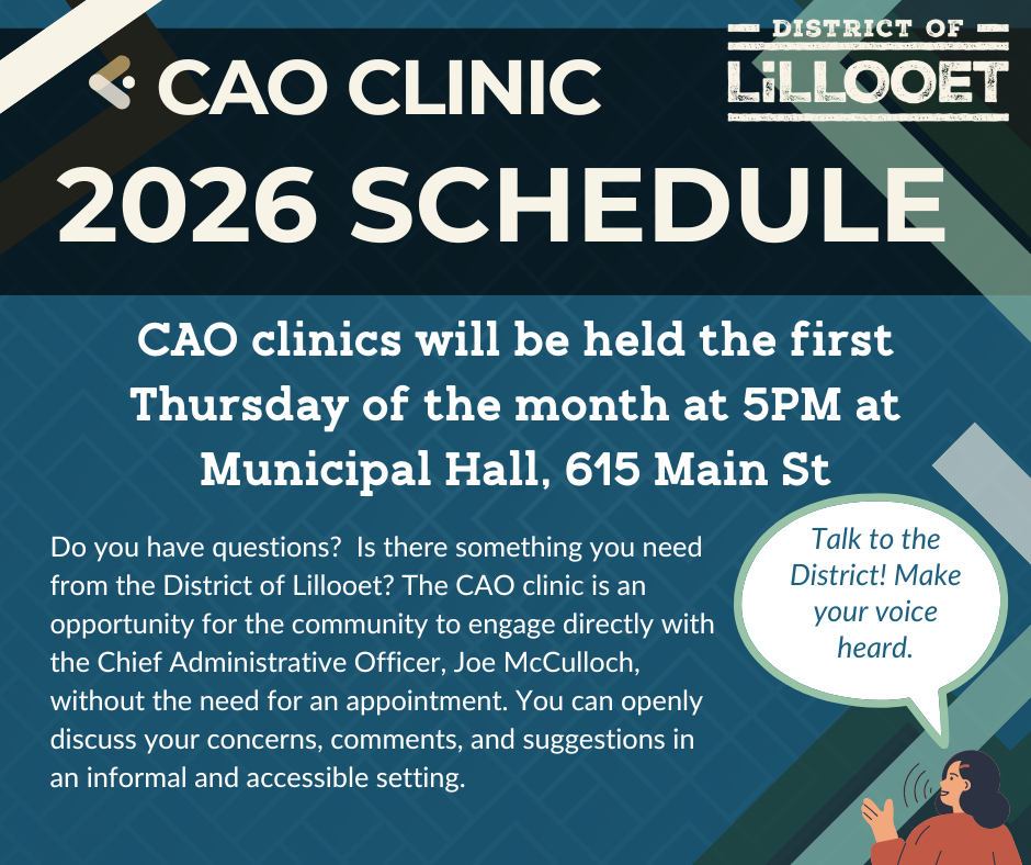 CAO Clinic 2026 Schedule