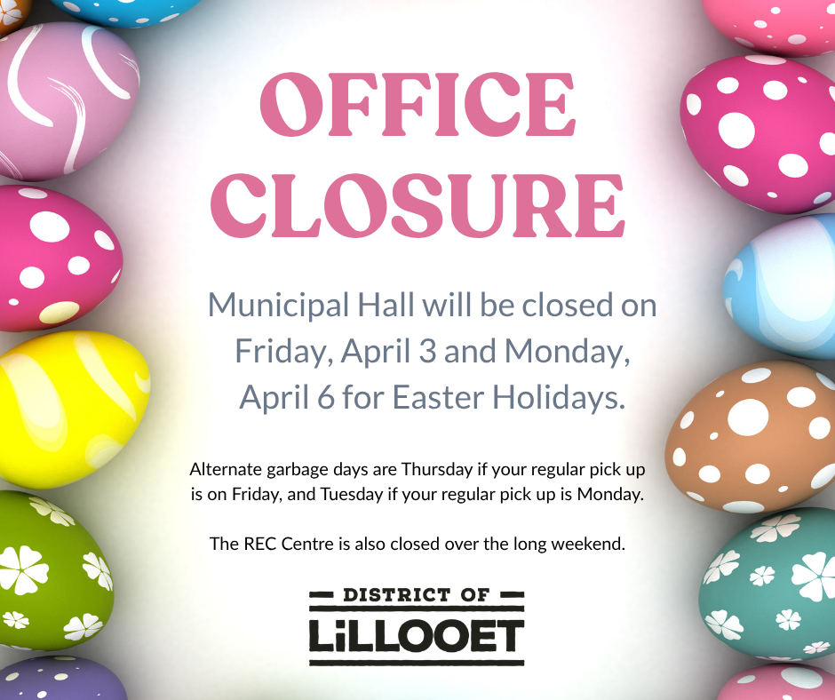 Office Closure Notice - Easter Weekend
