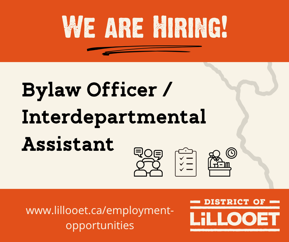 Employment Opportunity: Bylaw Officer/Interdepartmental Assistant