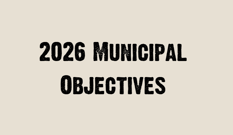 NEW 2026 Municipal Objectives