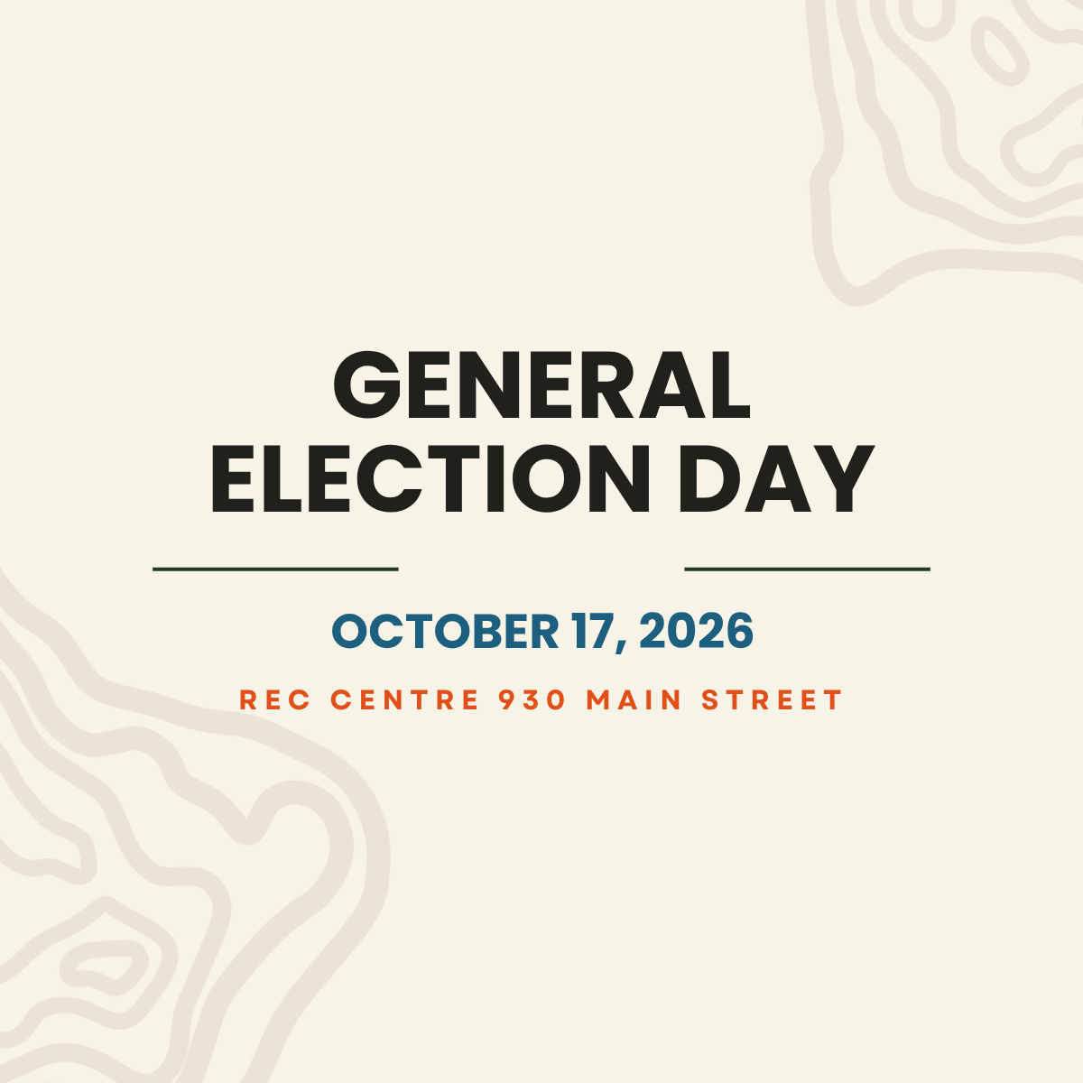 Notice of General Election 2026