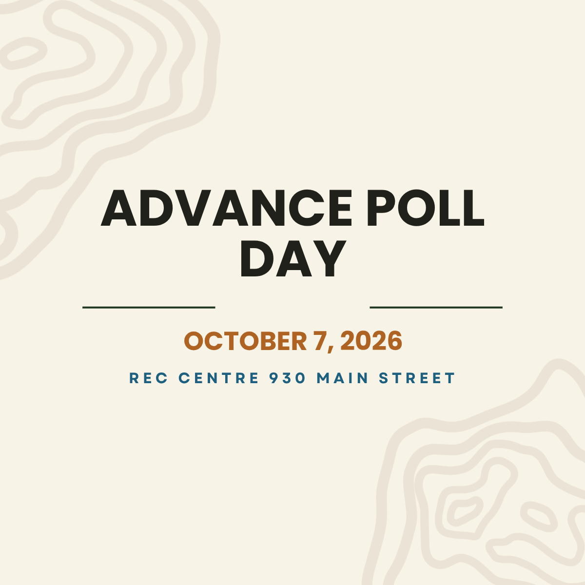 Notice of General Election 2026
