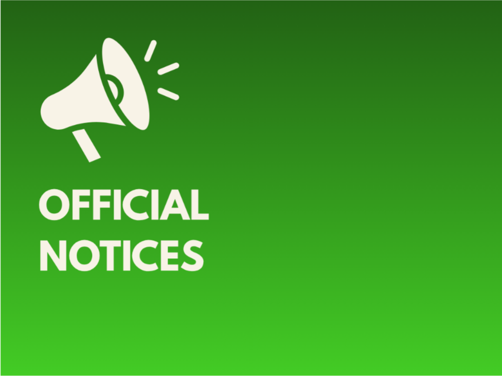 Updated Notice of Tax Sale September 21, 2026
