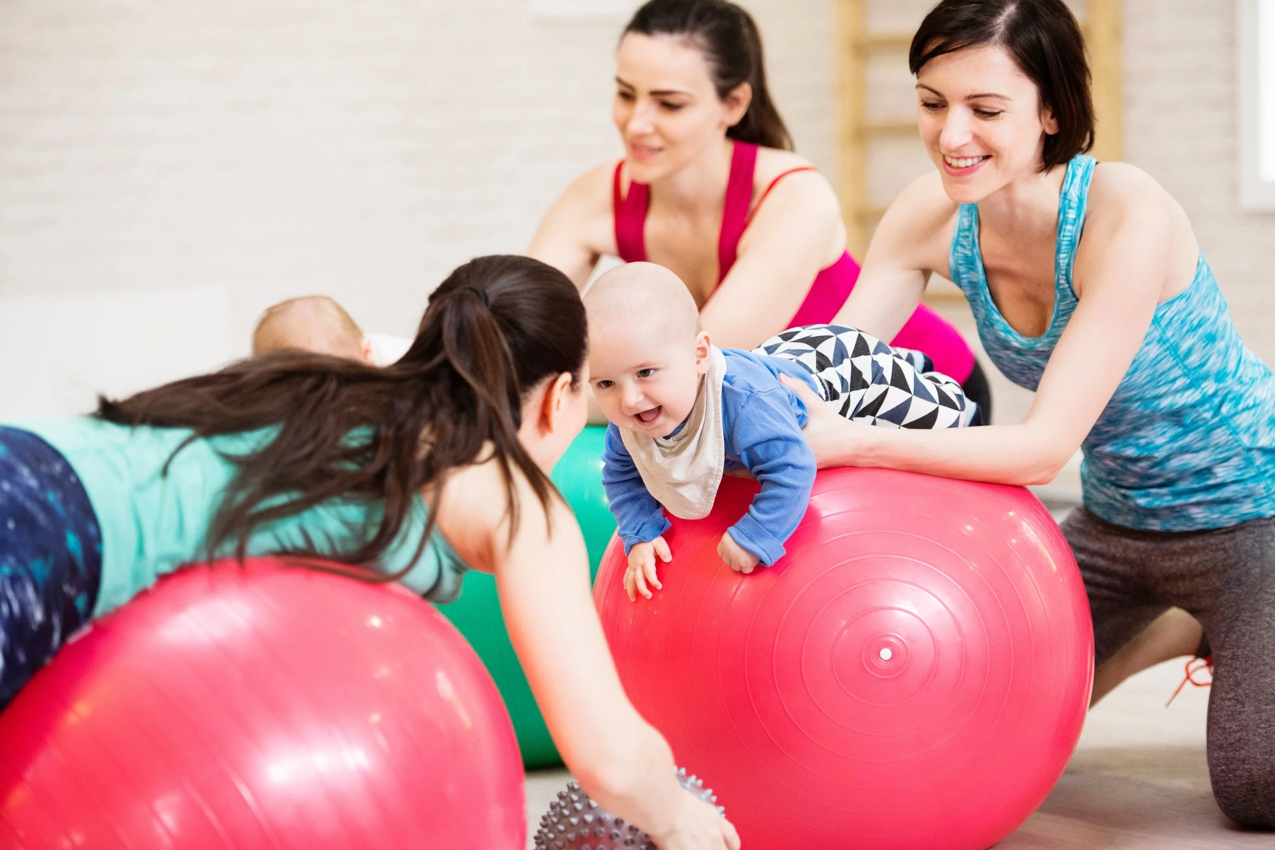 Roll into fitness, like a baby
