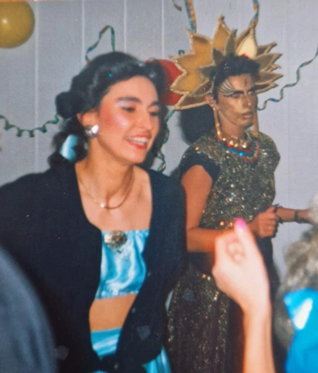 My mother at carnivnal in her twenties