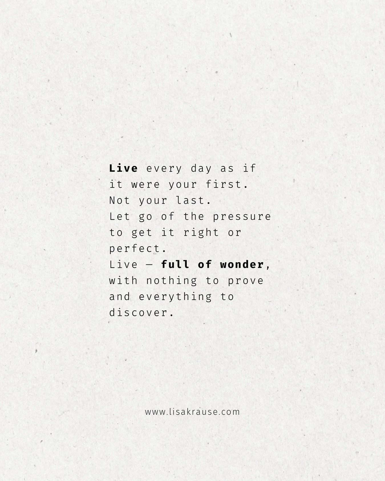 ✨ every day can be a fresh start - with a curious heart.
