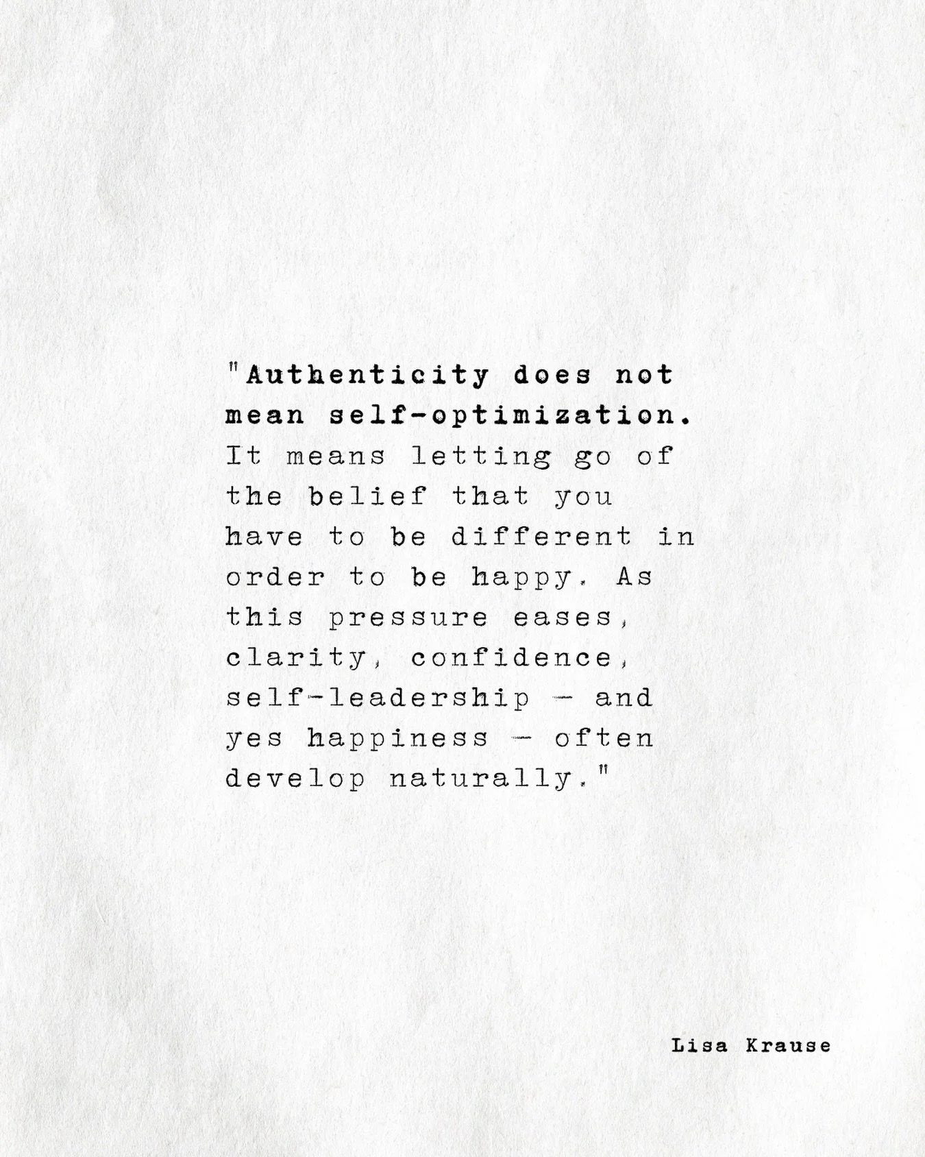 &hellip; you only need to love yourself &mdash; all of you.