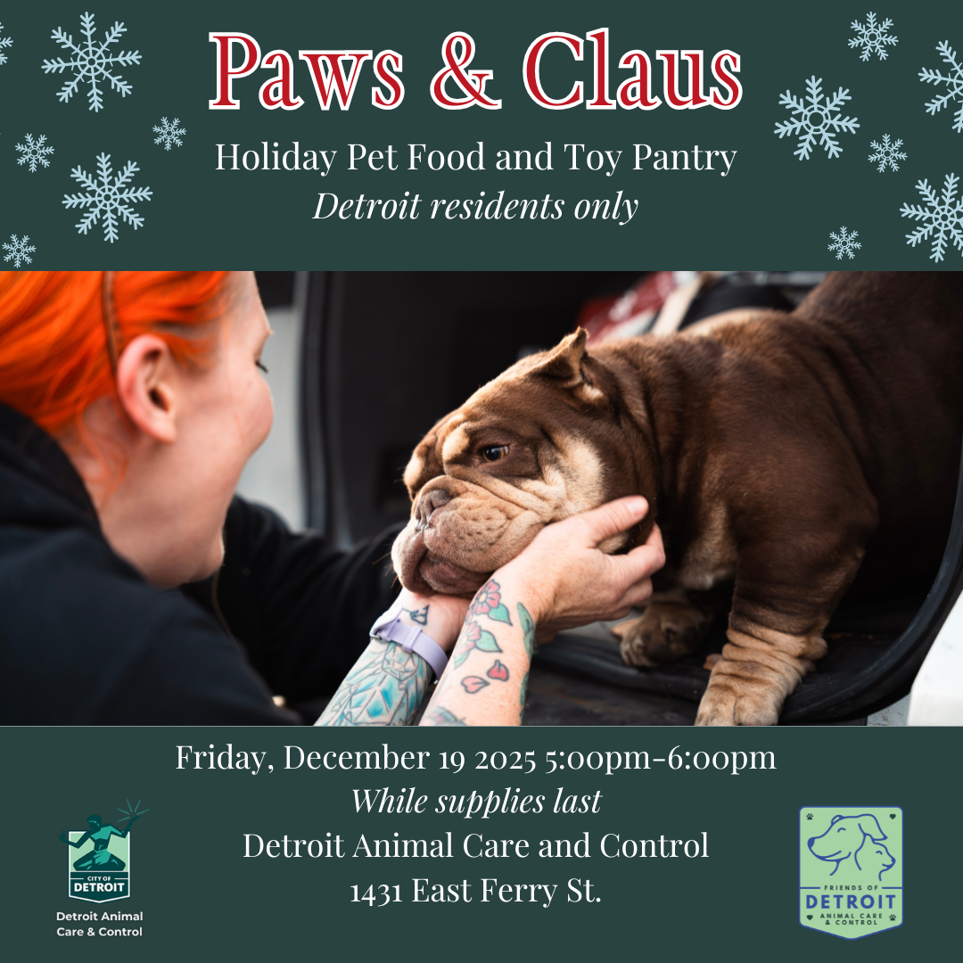 Paws & Claws Holiday Pet Food and Toy Pantry