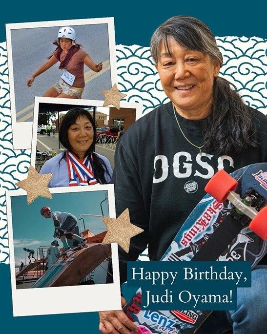 Happy Birthday to skateboarding legend, #Poston descendant, and our neighbor, #JudiOyama!
From building her first board at 13 to becoming a world champion at 43, Judi's been pushing the limits for over 50 years. She's a Skateboarding Hall of Famer,