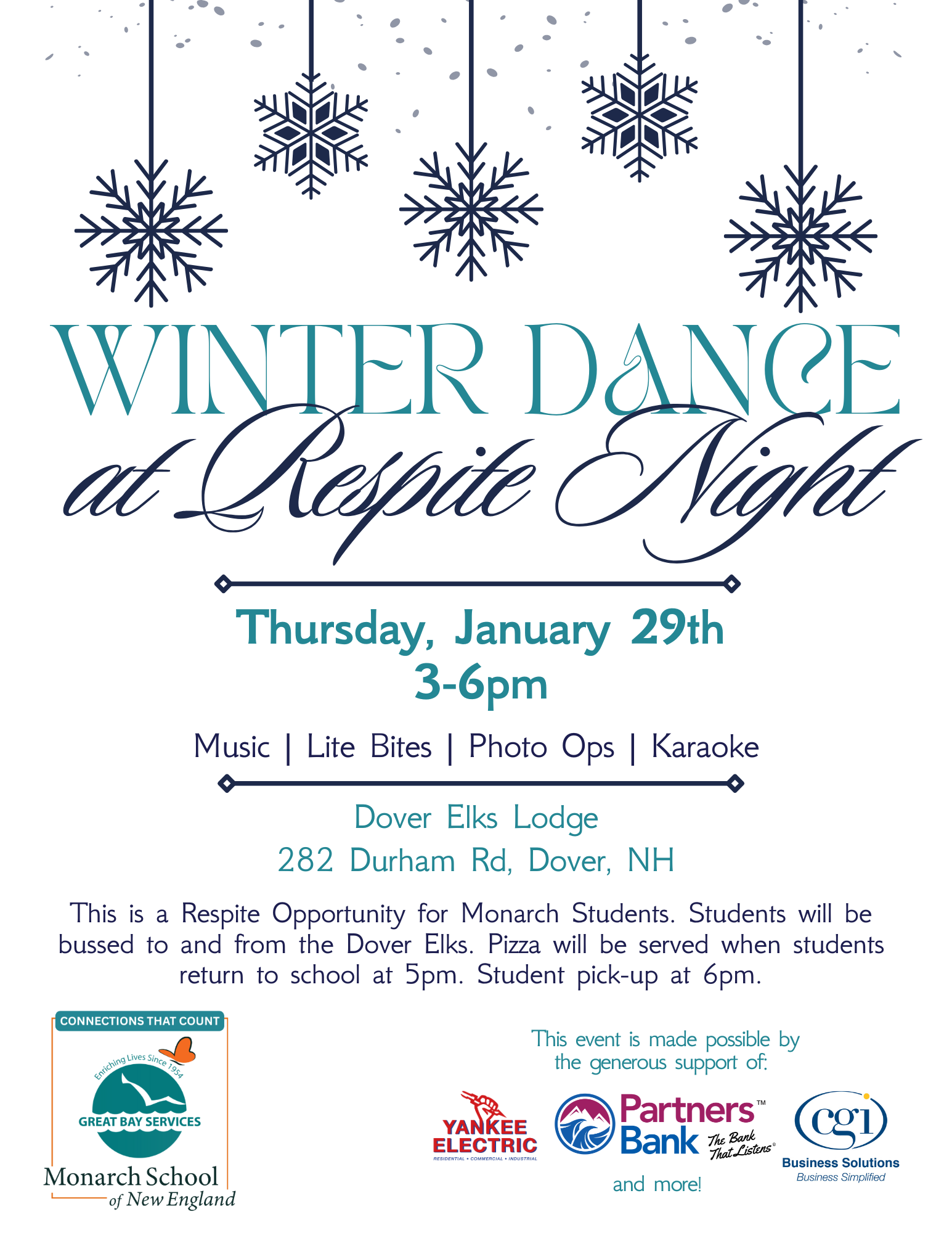 Connections that Count: Winter Dance at Respite