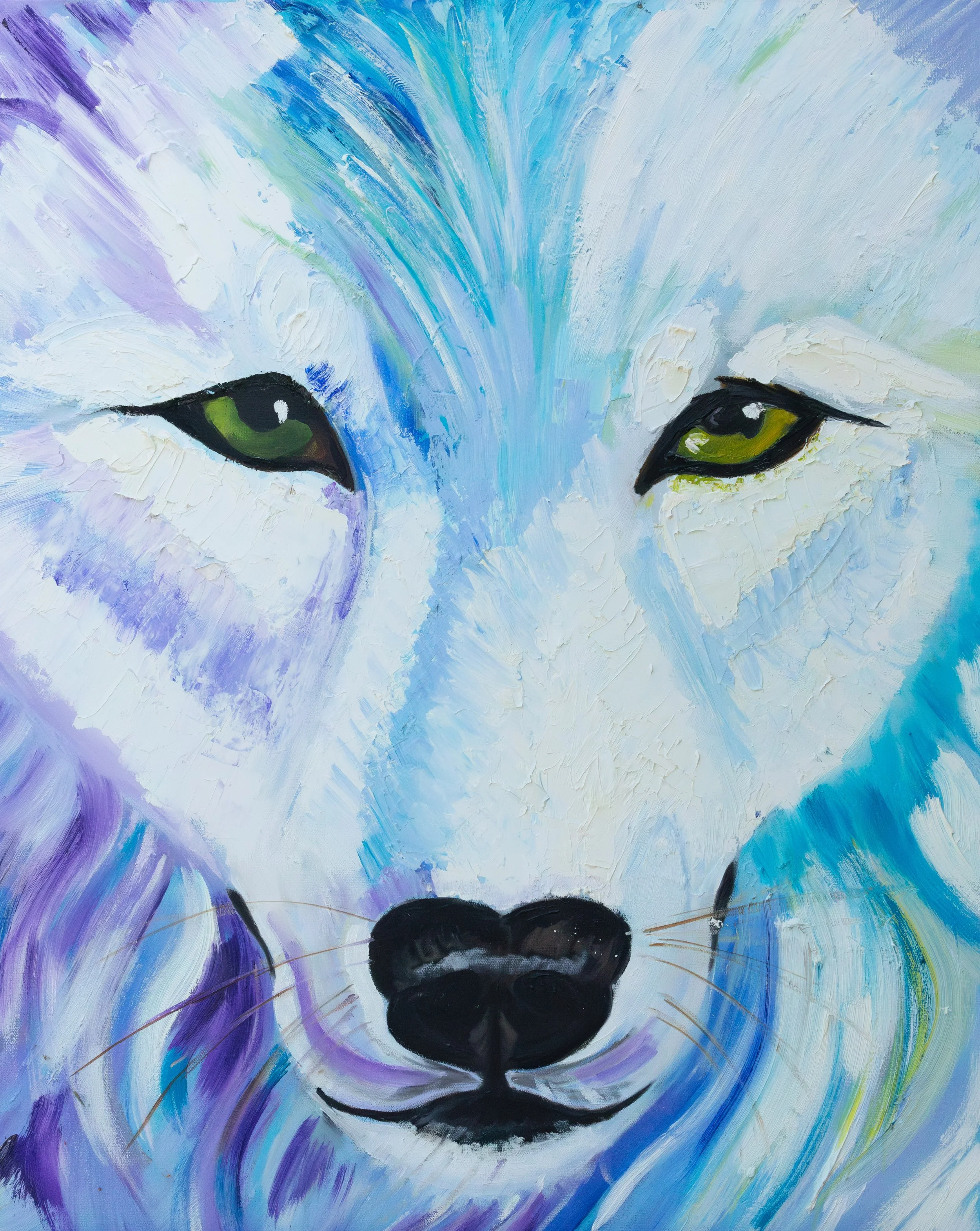 Tribute to Theia, oil on canvas, 30 x 24 x 1.5 Inches (Online Inspiration)