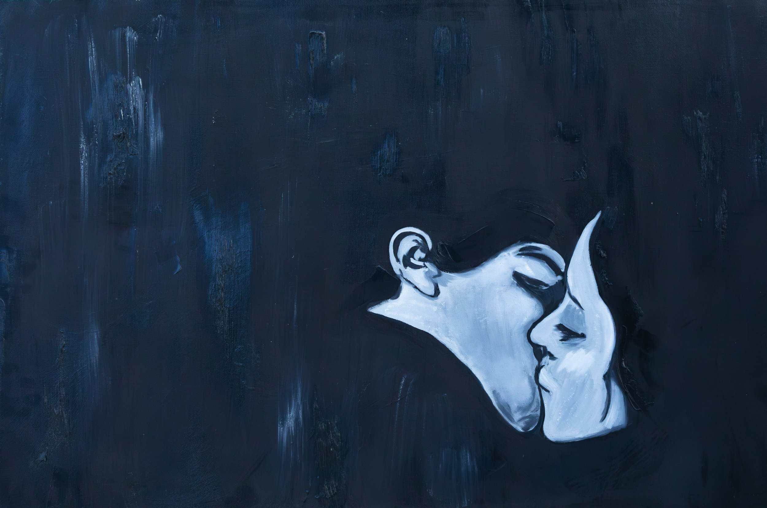 Bob Moses Album Cover, oil on canvas, 36" x 24" (Online Inspiration)
