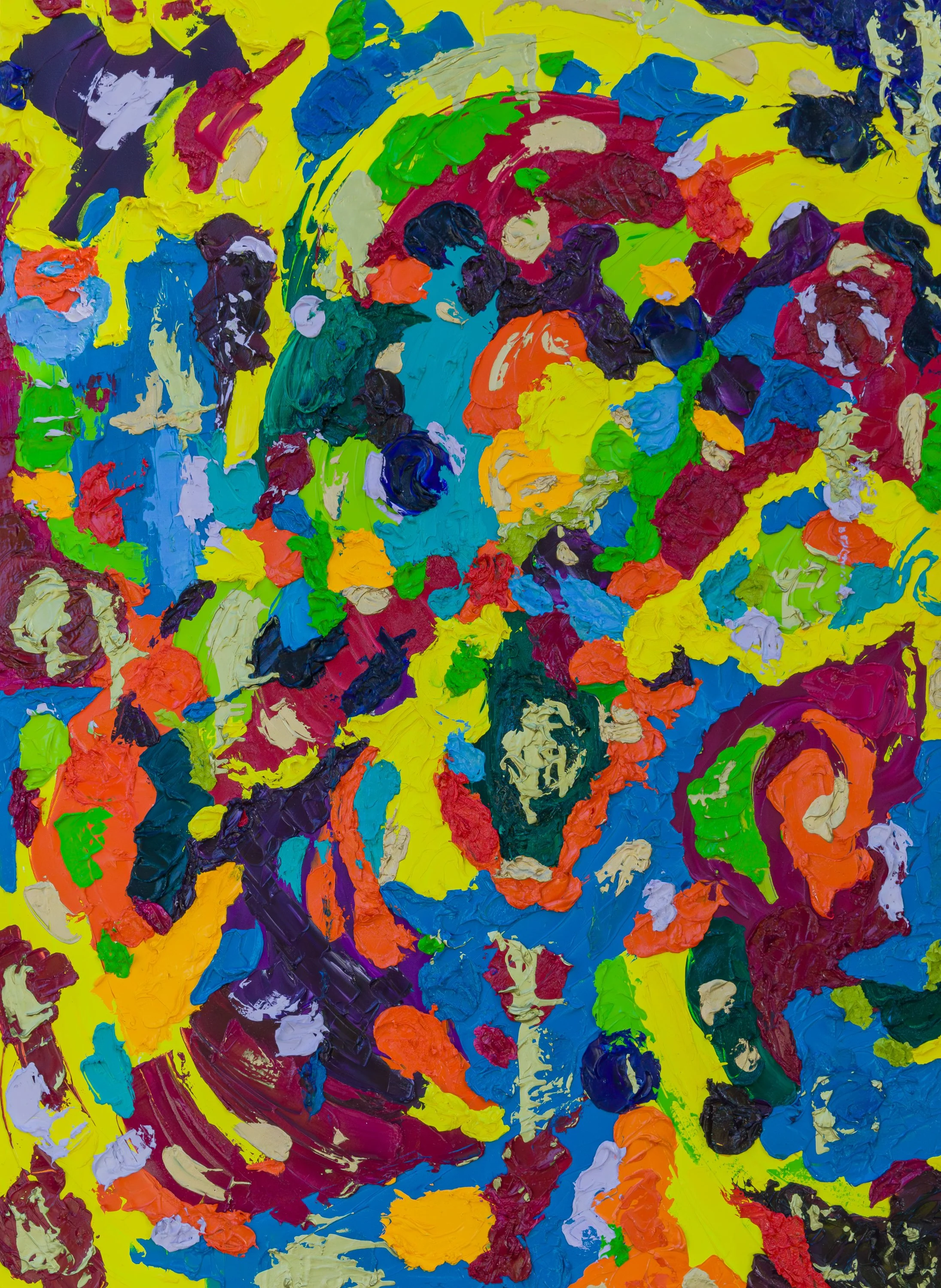 I Love Me, oil on canvas, 48 x 36 x 1.5 Inches