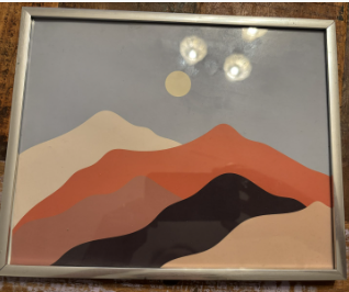 Mountain Landscape Frame Art 8x10 $12 (ST49)