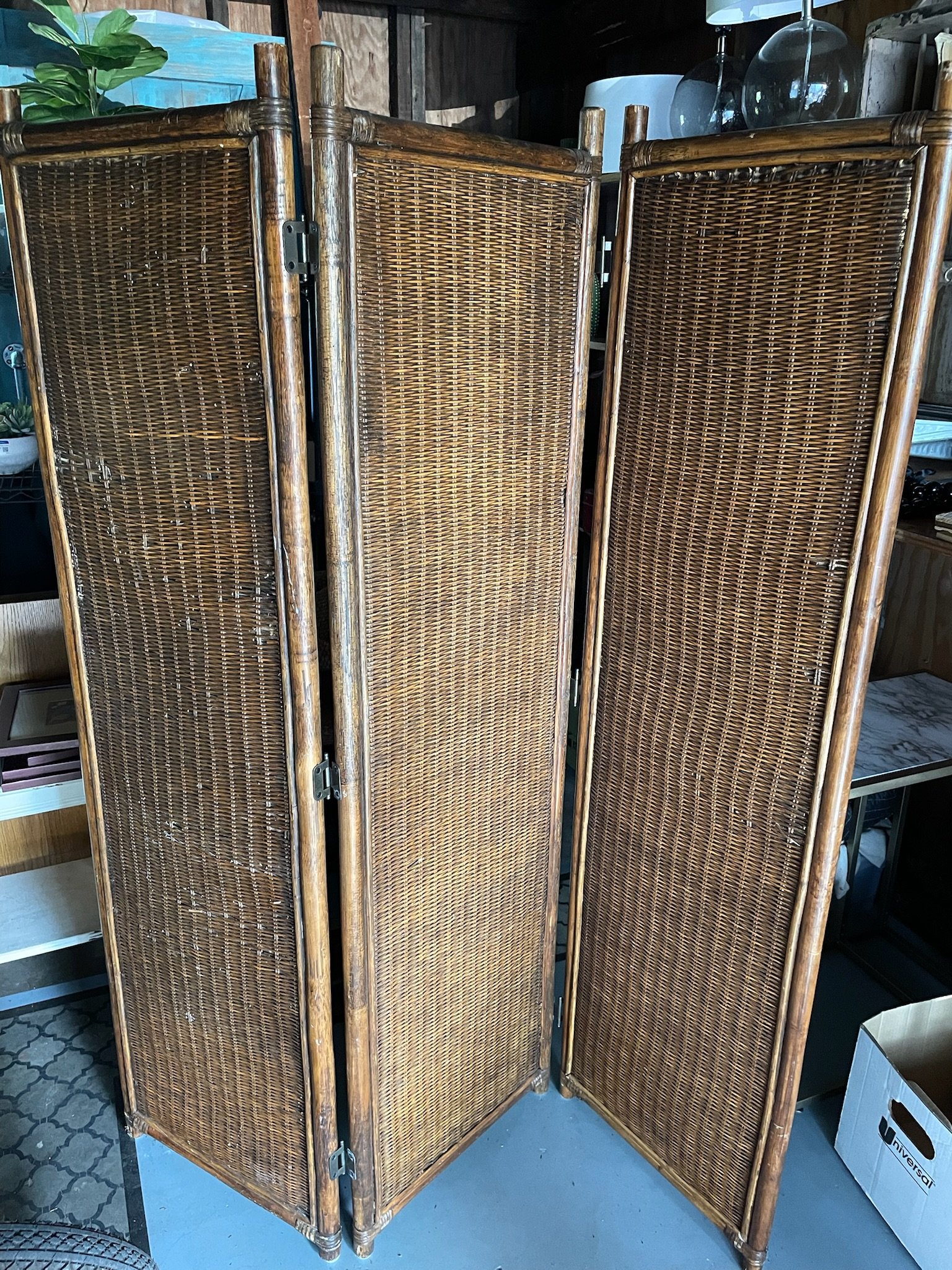 Bamboo Screen Panel 54"x63.5"H $55 (ST04)