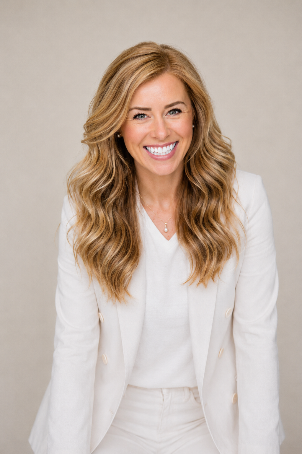 Picture of Owner of company in a White Coat