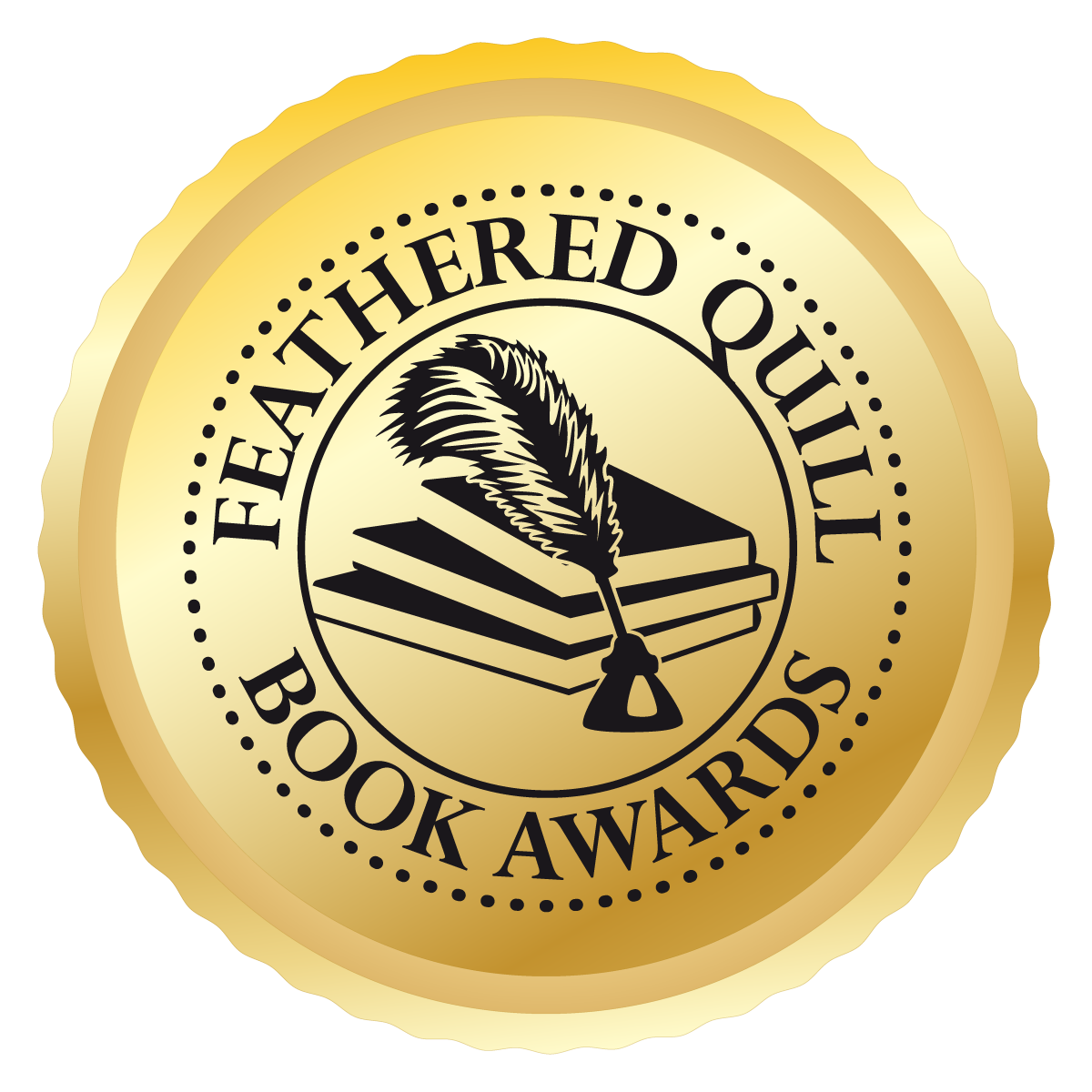 Gold seal from Feathered Quill Book Review