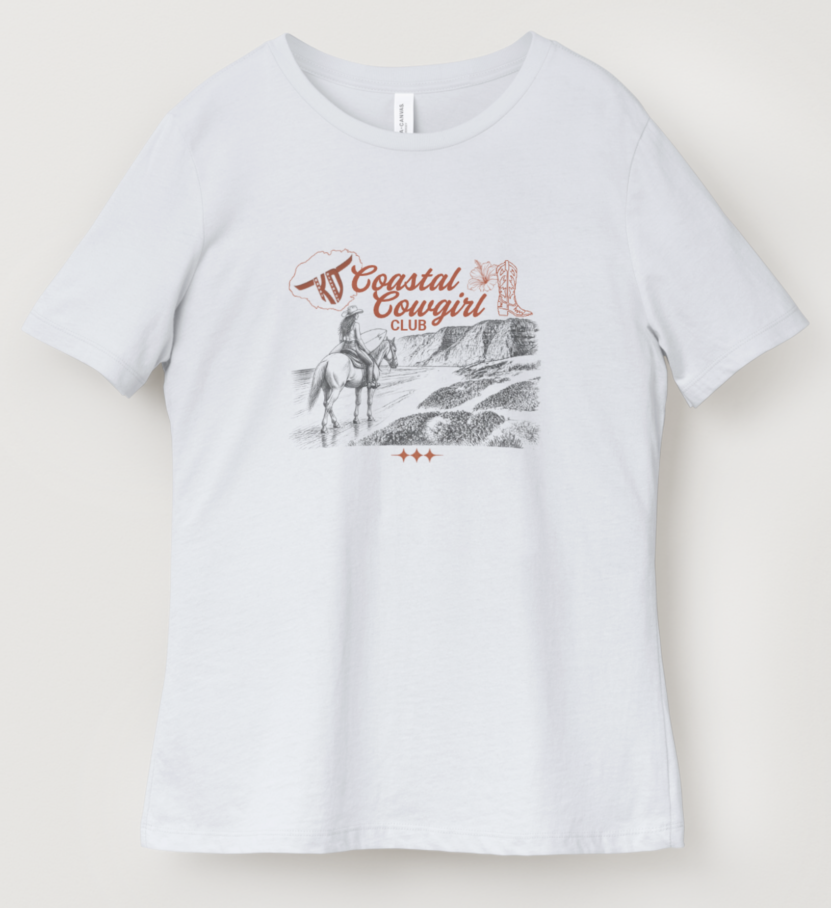 The "Coastal Cowgirl" Tee PRESALE