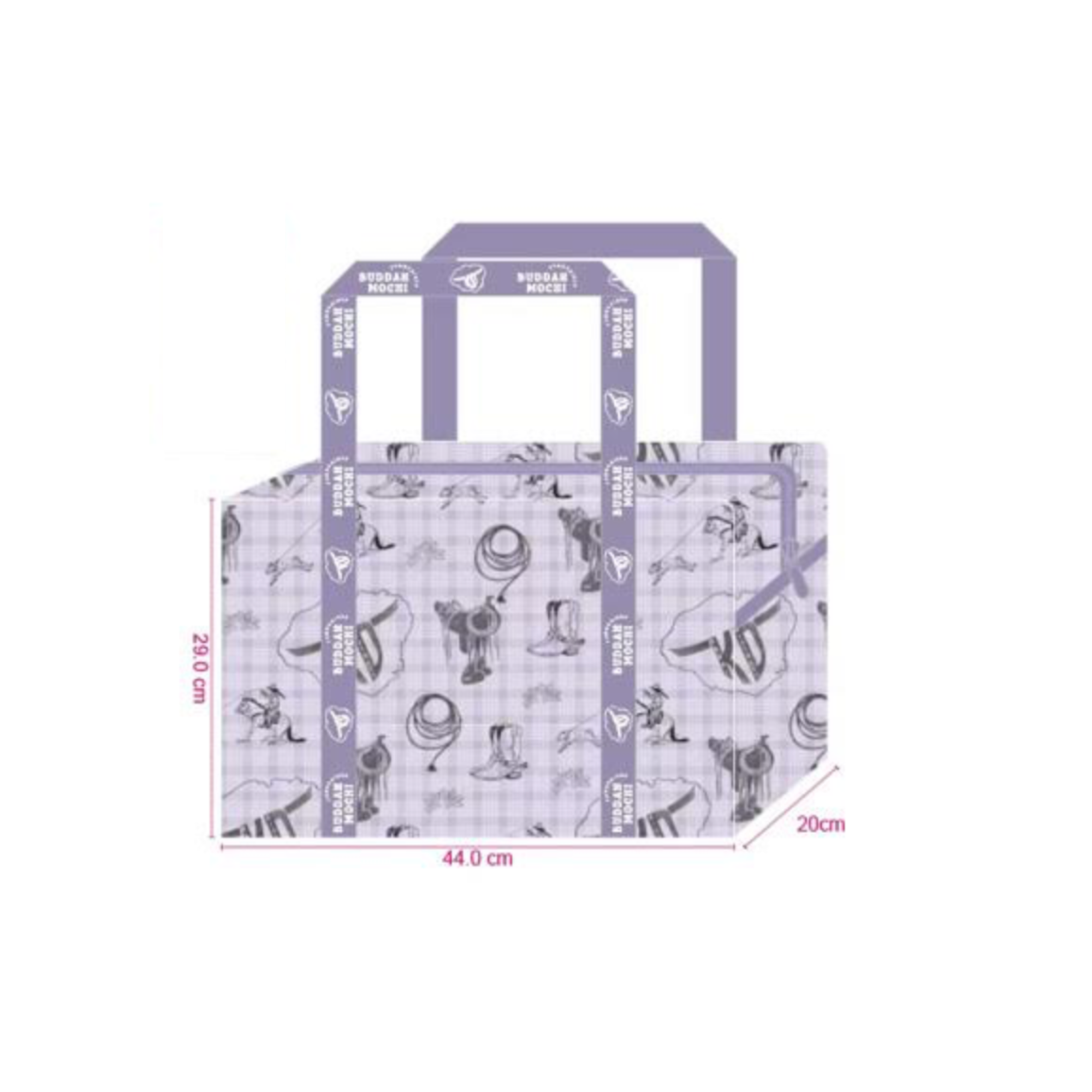 Kaua'i District x Buddha Mochi | Purple Palaka PRESALE