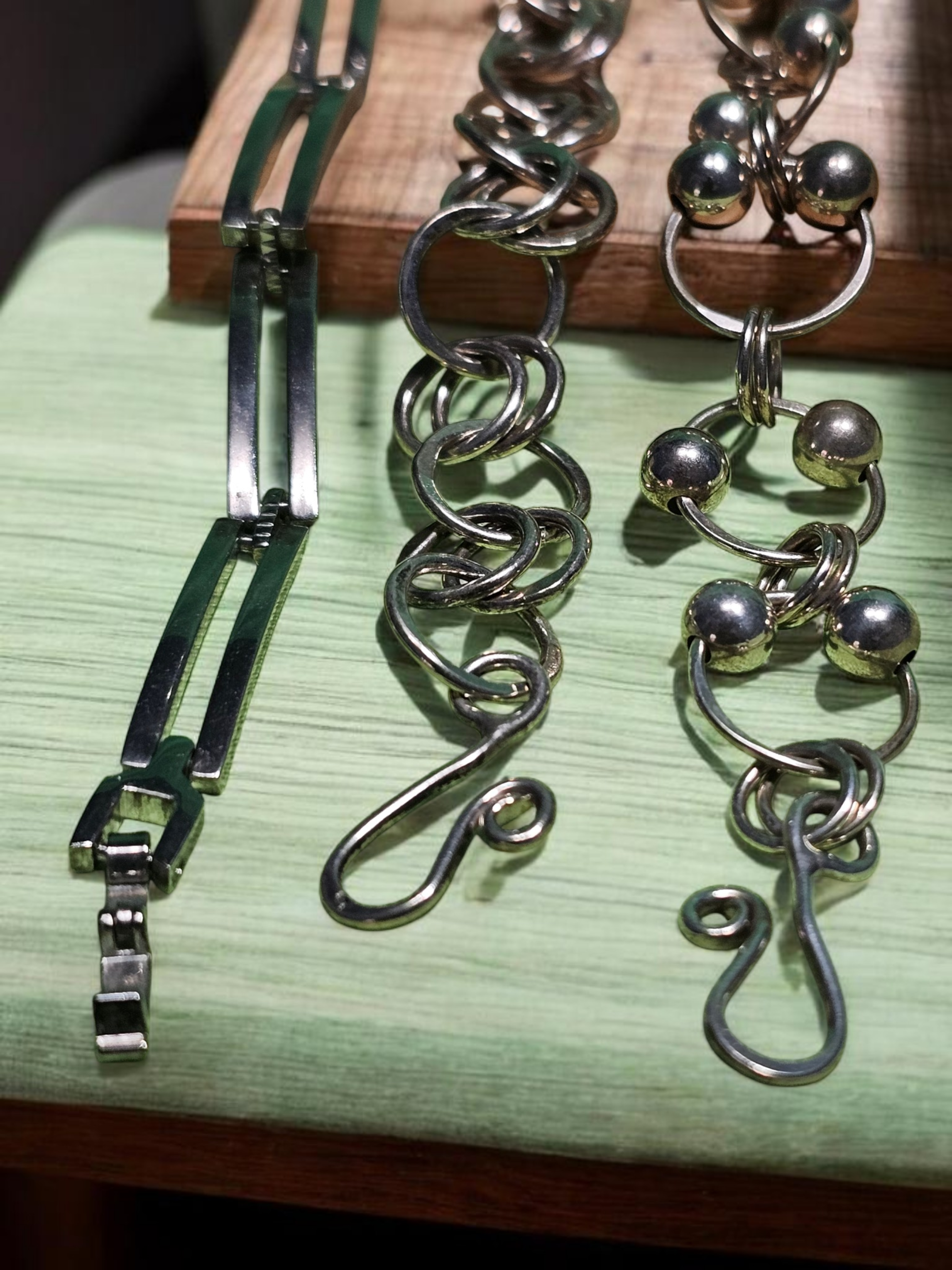 Silver-Tone Bracelets 3-piece set