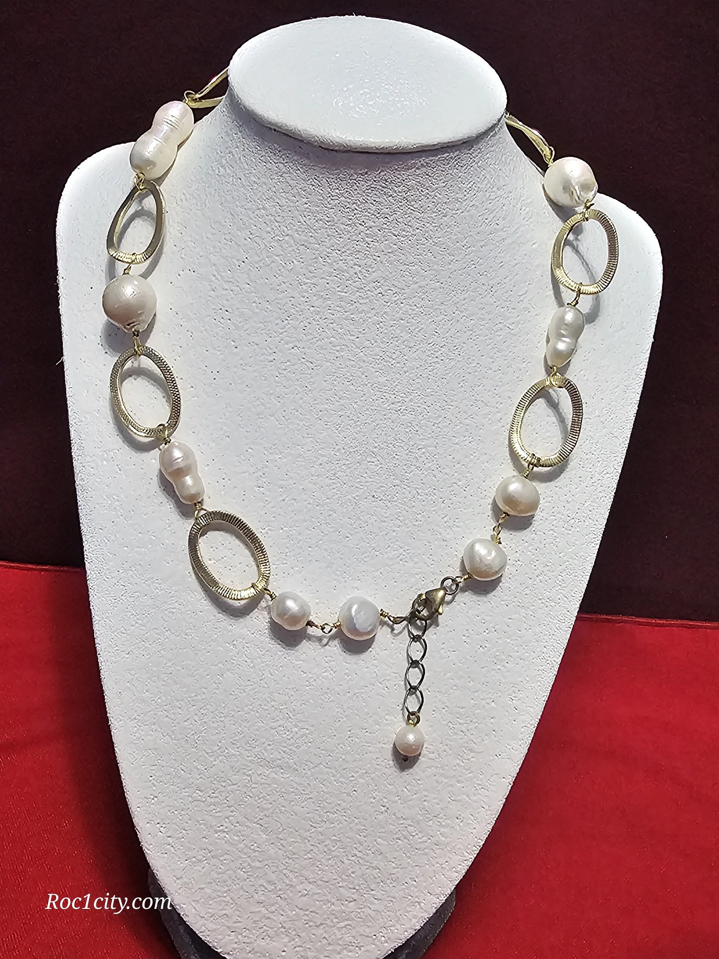 Baroque Gold Plated Necklace