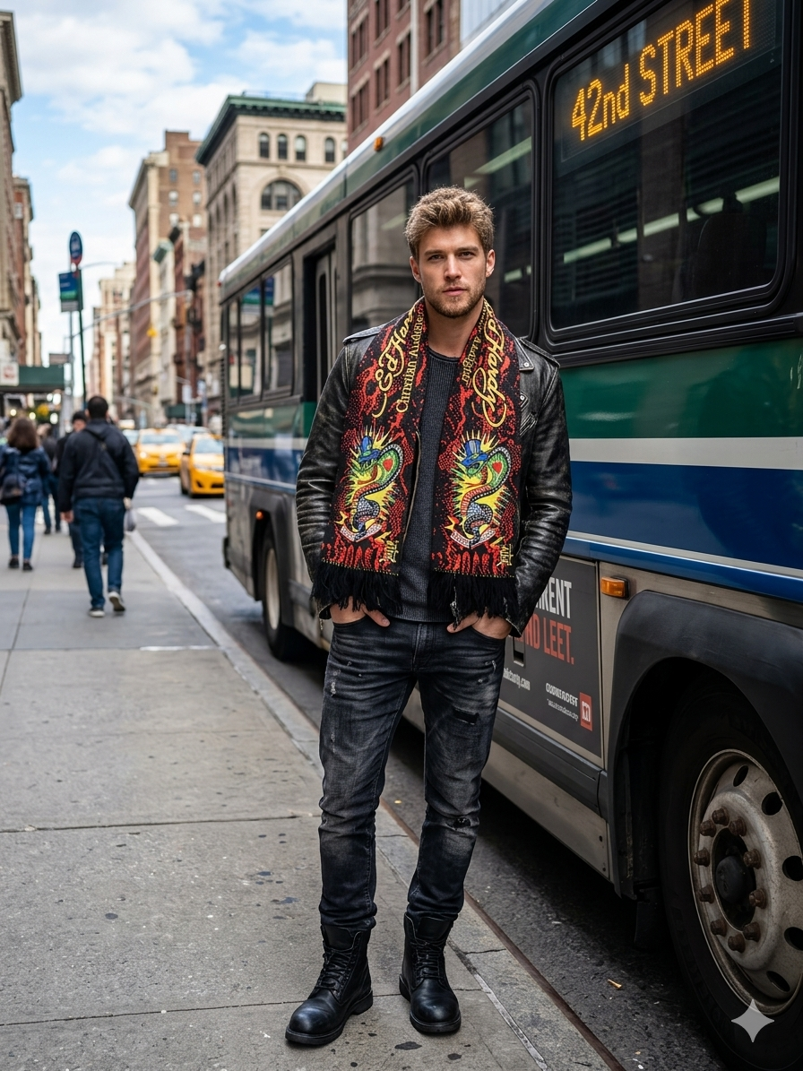 Ed Hardy by Christian Audigier Scarf