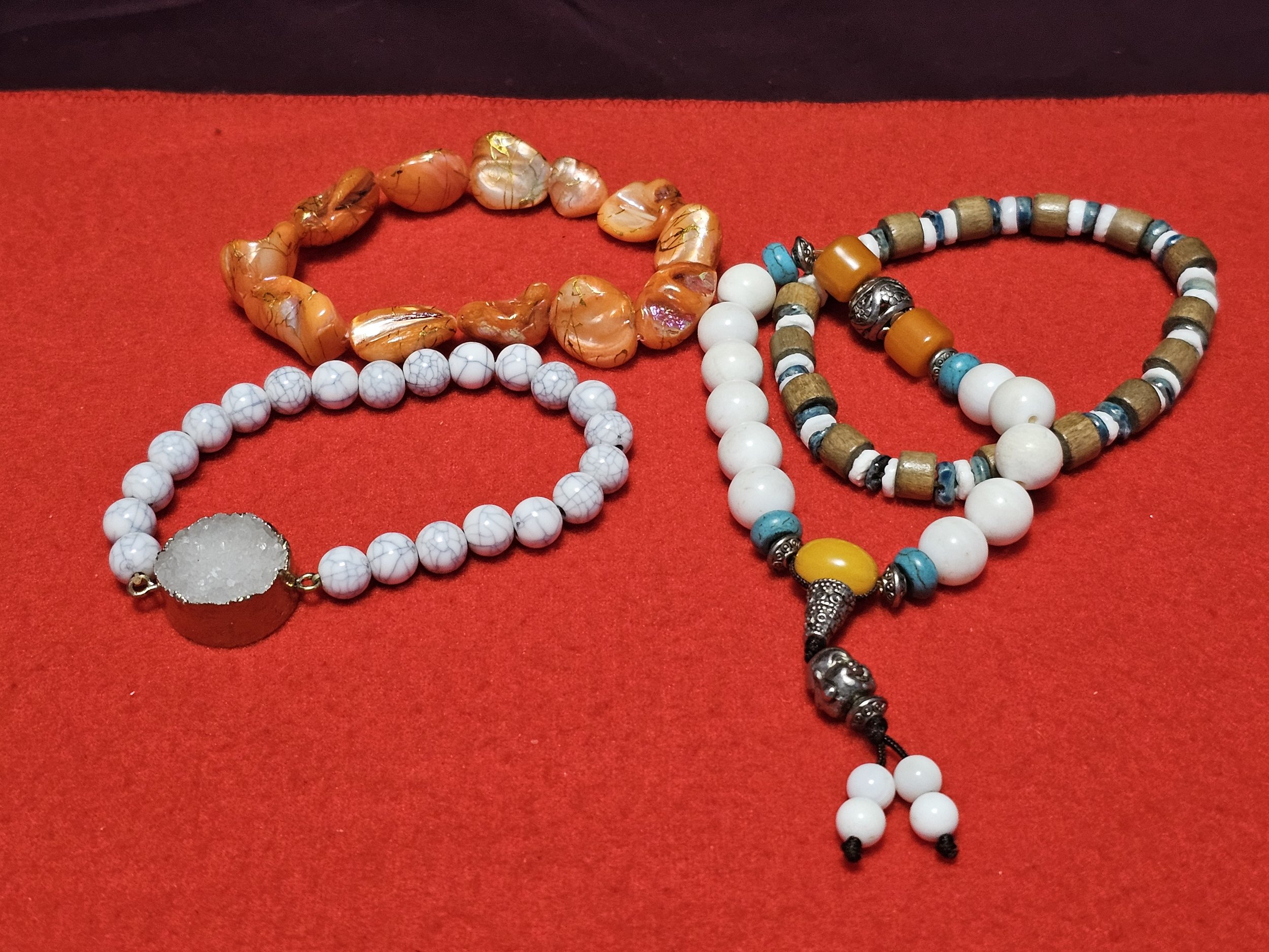 Assorted Stretch Bracelet 4-piece set