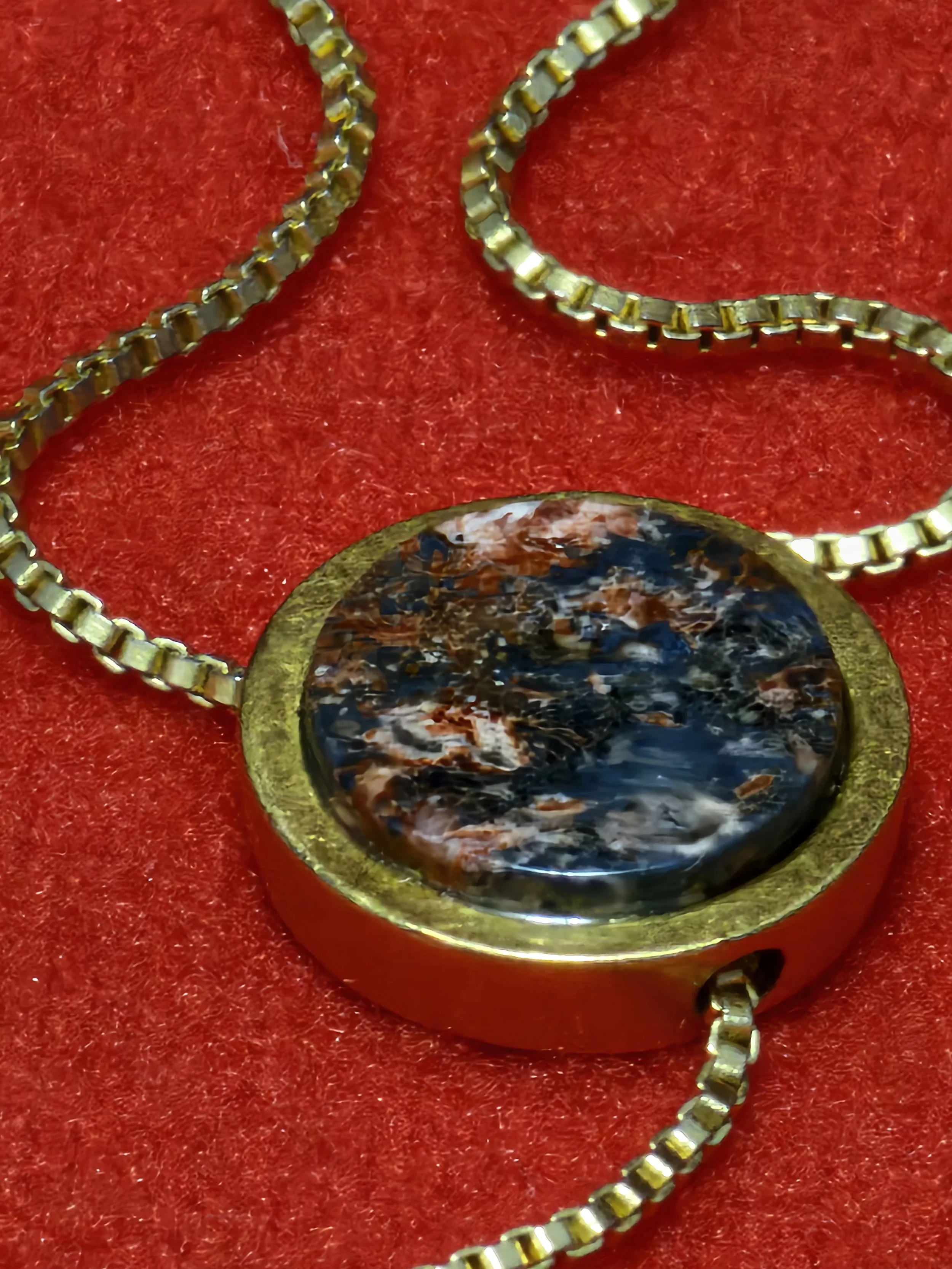 Madewell Vintage Ocean Agate Necklace