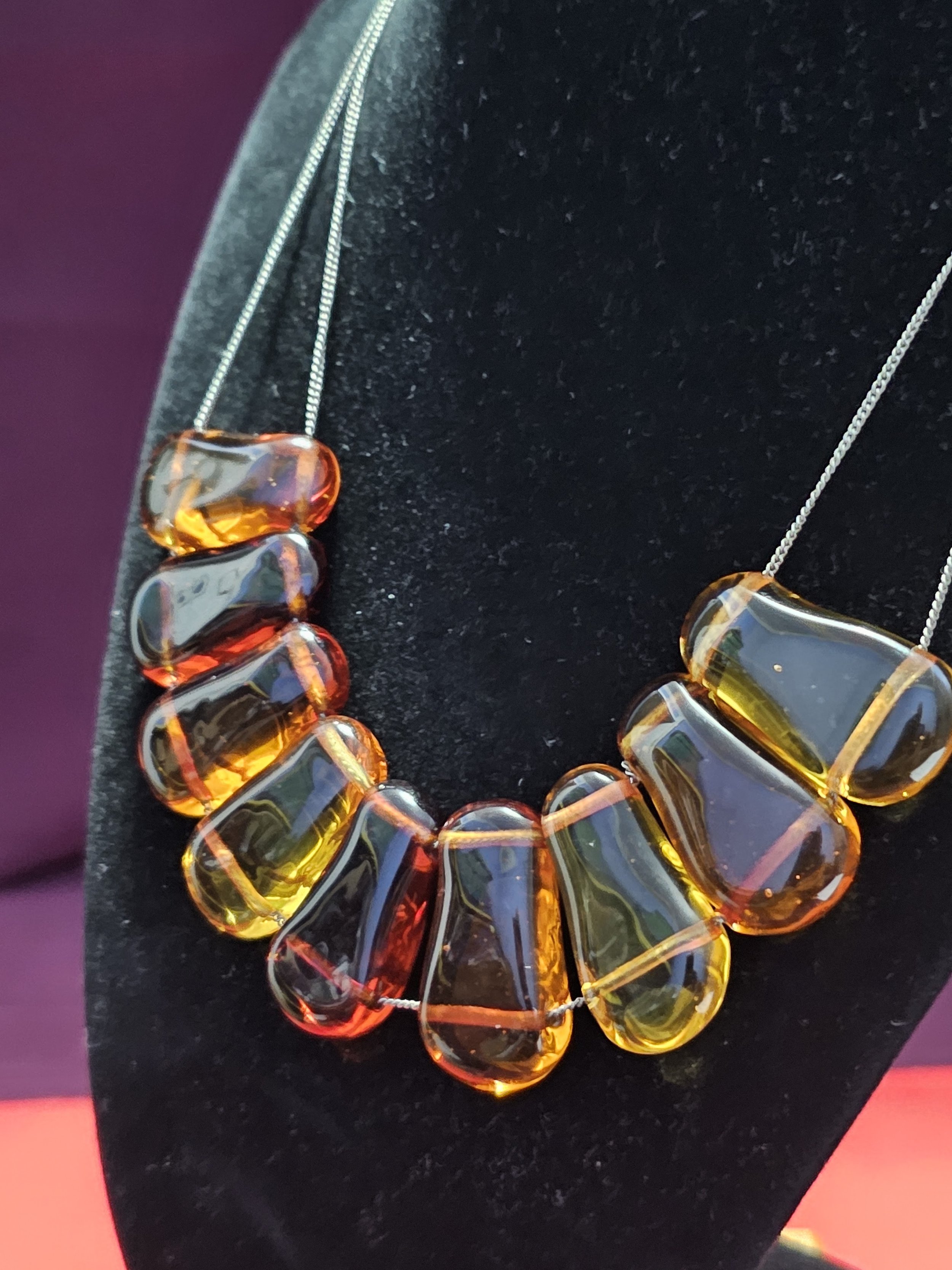 Sent Murano Signed necklace