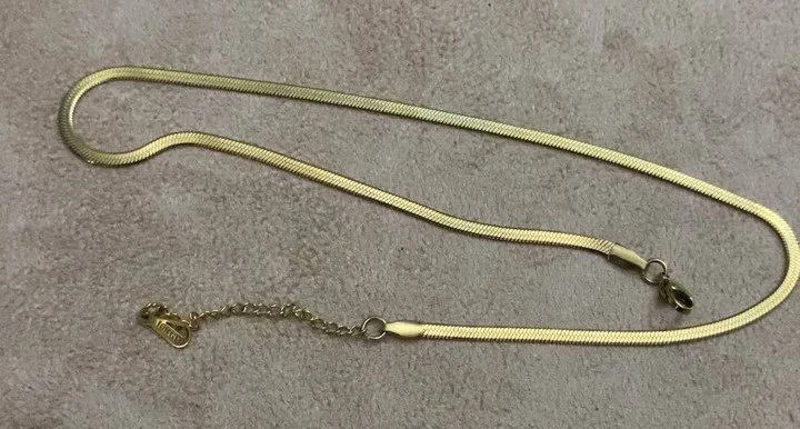 18kgp Herringbone  Necklace