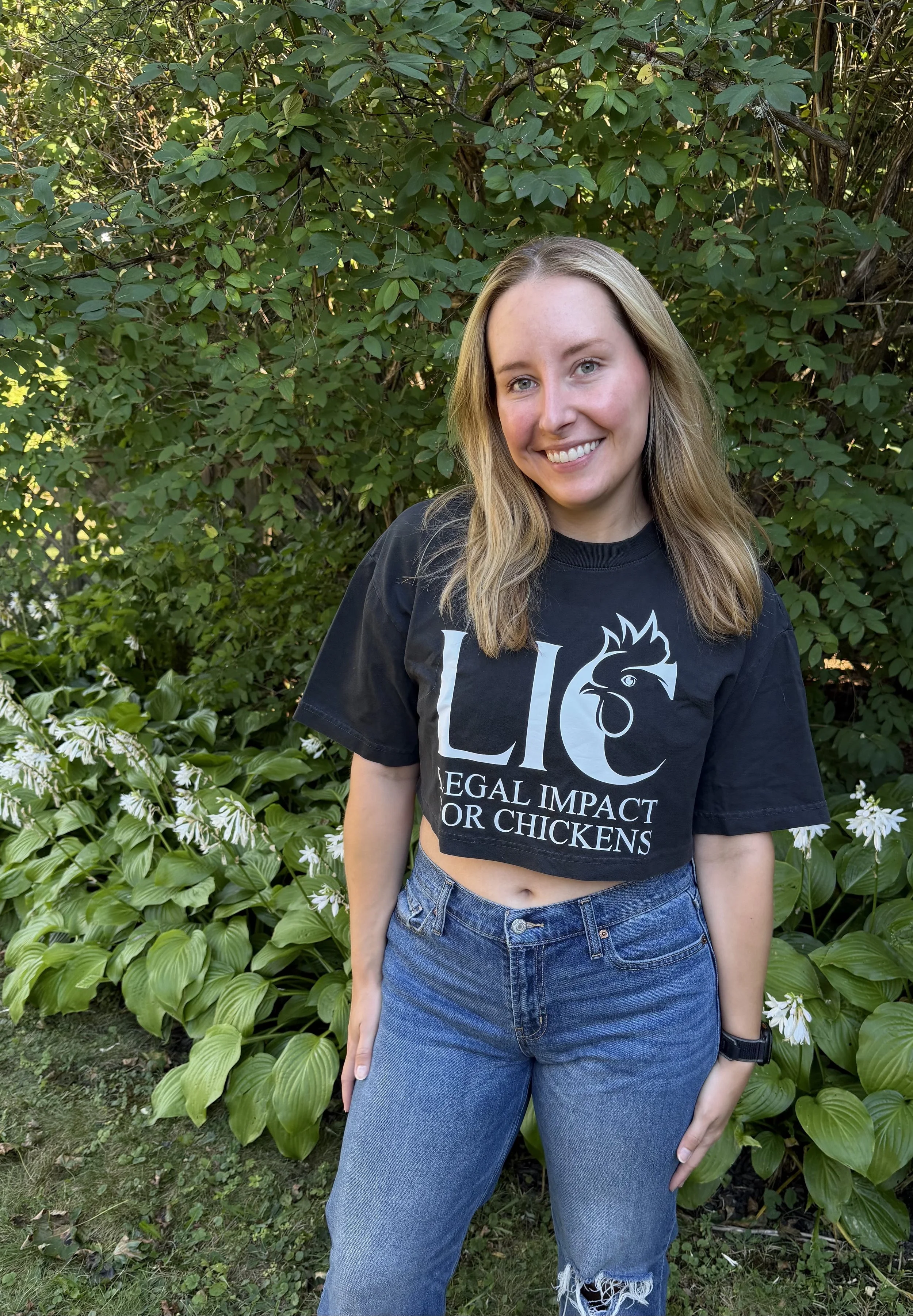 LIC Logo Crop Top