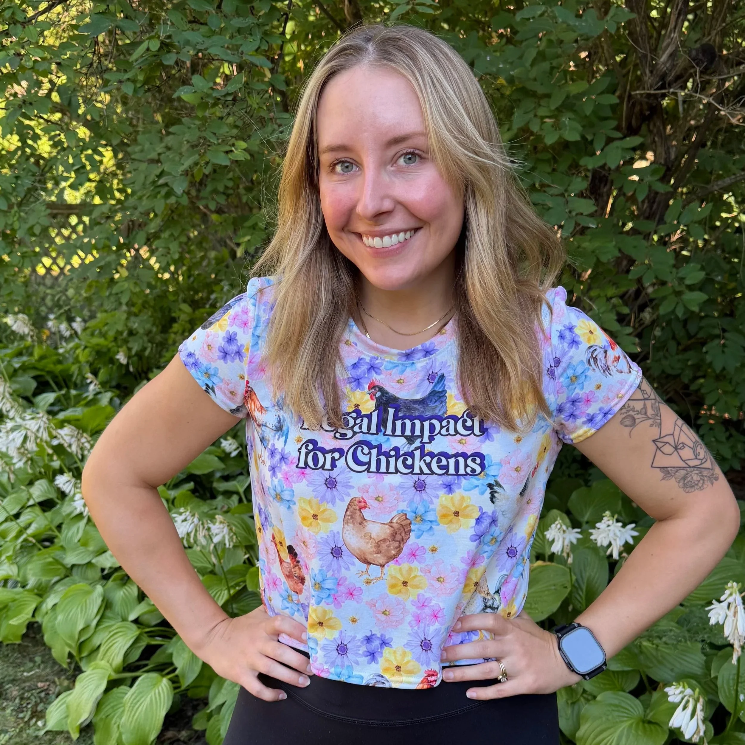 Floral LIC Crop Top