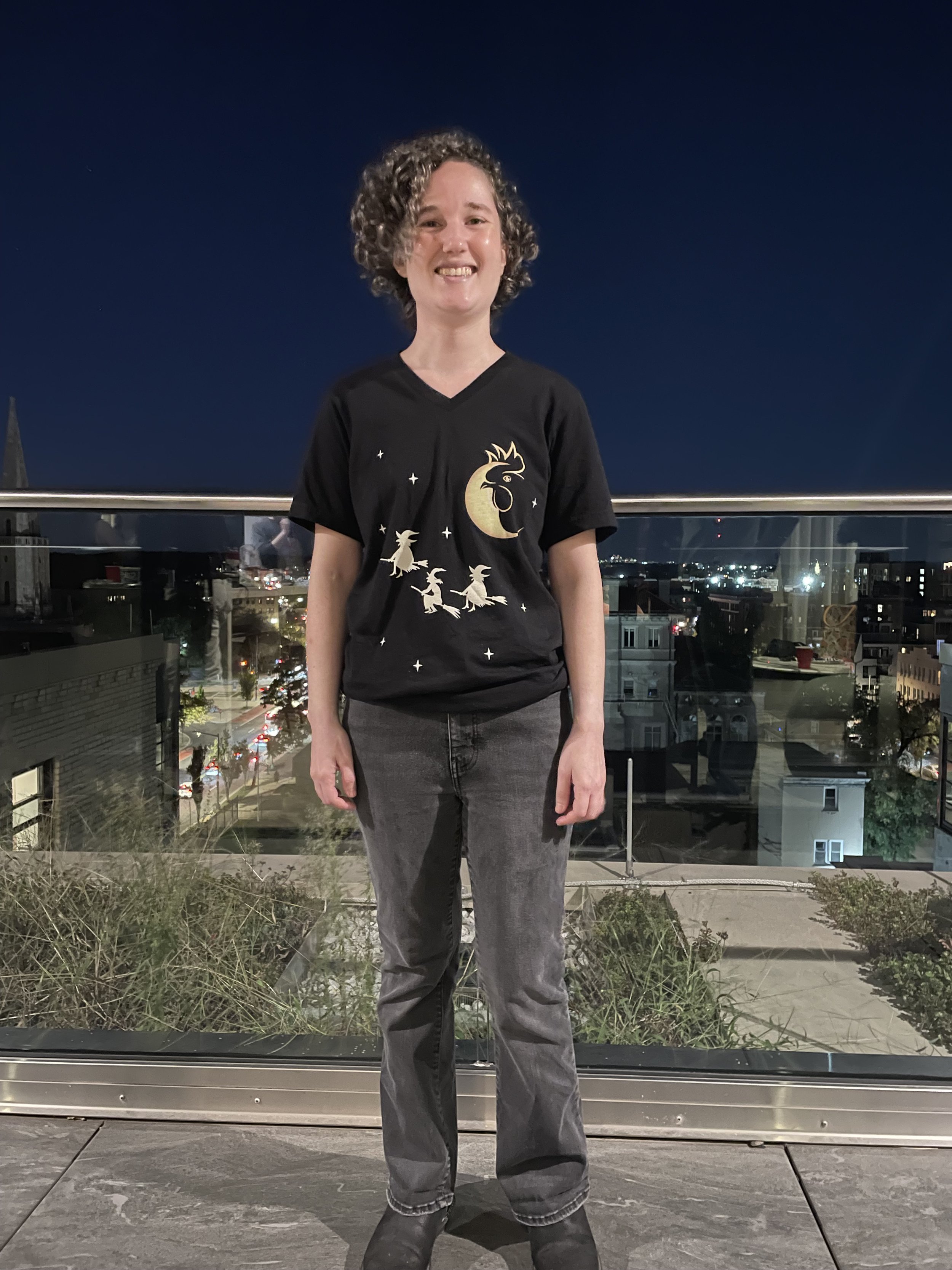 Chicken in the Moon Tee